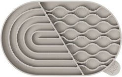 LucyBalu ZENPAD Schleckmatte für Katzen aus Silikon Taupe – Bild 1 von 11