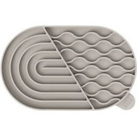 Produktbild von LucyBalu ZENPAD Schleckmatte für Katzen aus Silikon Taupe