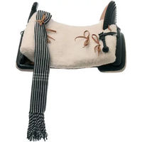 Produktbild von Ludomar Western-Sattel für Pony aus Leder in Schwarz oder Beige