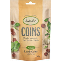 Produktbild von Lukullus Belohnungssnack Lamm Coins 3 x 80 g