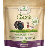 Produktbild von Lukullus Classic Hundefutter Truthahn und Ente 1 kg