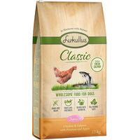Produktbild von Lukullus Classic Junior Hundefutter Huhn & Lachs 2 x 12 kg ohne Farb- und Aromastoffe - 2 x 12 kg
