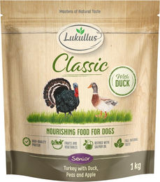 Lukullus Classic Senior Hundefutter Truthahn und Ente 12 kg – Bild 1 von 1