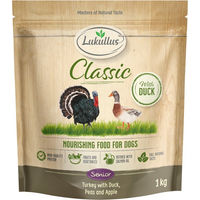 Produktbild von Lukullus Classic Senior Hundefutter Truthahn und Ente 12 kg