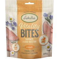 Produktbild von Lukullus Funktionssnack Huhn Getreidefrei Sensitive Magen-Darm Unterstützung 3 x 200 g - 3 x 200 g