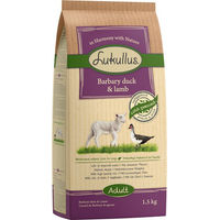 Produktbild von Lukullus Kaltgepresstes Hundefutter Barbarie-Ente und Lamm für Adult, Glutenfrei, 4 x 1,5 kg - 4 x 1,5 kg