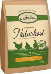Lukullus Kaltgepresstes Hundefutter Huhn und Vollkornreis Adult Glutenfrei 2 x 15 kg – Bild 1 von 1