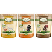 Produktbild von Lukullus Naturkost Mix Adult Hundefutter Stückchen in Sauce Getreidefrei und Glutenfrei 6 x 300 g