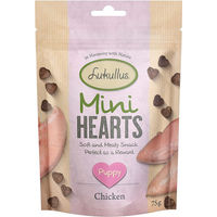 Produktbild von Lukullus Puppy Mini Hearts Belohnungssnack Huhn für Welpen getreidefrei 75 g