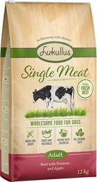 Produktbild von Lukullus Single Meat Hundefutter Rind Monoprotein 2 x 12 kg - 2 x 12 kg