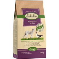 Produktbild von Lukullus Sparpaket Hund Adult Barbarie-Ente und Lamm Kaltgepresst Glutenfrei 2 x 10 kg - 25 x 800 g