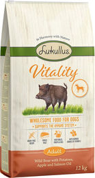 Produktbild von Lukullus Vitality Hundefutter Wildschwein getreidefrei zur Unterstützung von Immunsystem und Verdauung 2 x 12 kg - 2 x 12 kg