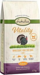 Produktbild von Lukullus Vitality Light Hundefutter Truthahn getreidefrei 12 kg - 2 x 12 kg