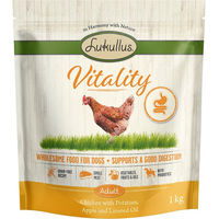 Produktbild von Lukullus Vitality Nassfutter Huhn Getreidefrei zur Unterstützung der Verdauung 5 x 1 kg - 5 x 1 kg