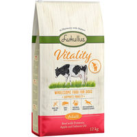 Produktbild von Lukullus Vitality Nassfutter Rind für Hunde Adult Getreidefrei und Glutenfrei 2 x 12 kg - 2 x 12 kg
