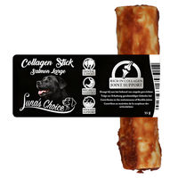 Produktbild von Luna's Choice Hundesnack Collagen Chews Stick Lachs mit hohem Fleischanteil glutenfrei Größe L - 55 g