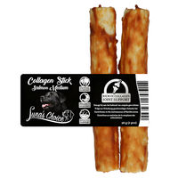 Produktbild von Luna's Choice Hundesnack Collagen Chews Stick Lachs und Huhn mit hohem Fleischanteil glutenfrei Größe M - 2 x 25 g