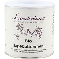 Produktbild von Lunderland Bio Hagebuttenpulver zur Vitaminversorgung für Hunde und Katzen 100 g