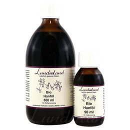 Produktbild von Lunderland Bio-Hanföl Haut-Fell-Supplement für Hunde 90 ml - 90 ml