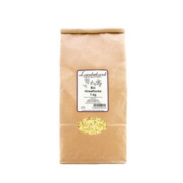 Lunderland Bio Hirseflocken Nahrungsergänzung für Hund und Katze 1 kg - 4 x 1 kg – Bild 1 von 5