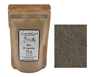 Lunderland Bio-Propolis-Pulver Nahrungsergänzung für Hunde und Katzen zur Unterstützung des Immunsystems 50g - 50 g – Bild 1 von 3