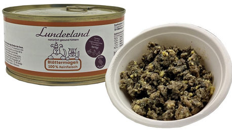 Lunderland Blättermagen vom Rind Einzelfuttermittel für Hunde und Katzen 5 x 300g – Bild 1 von 3