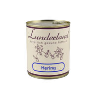 Produktbild von Lunderland Hundefutter Nassfutter Hering Filets Monoprotein 800g Dose - 2 x 800 g