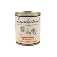 Produktbild von Lunderland Hundefutter Nassfutter Rindfleisch durchwachen Adult 800 g - 6 x 800 g