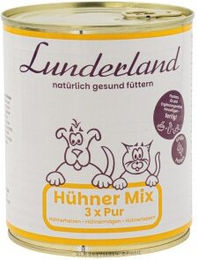 Produktbild von Lunderland Katzen Nassfutter Huhn Hypoallergen Monoprotein Getreidefrei 6x800 g - 6 x 800 g