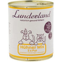 Produktbild von Lunderland Katzen Nassfutter Huhn Hypoallergen Monoprotein Getreidefrei 6x800 g - 6 x 800 g