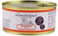 Produktbild von Lunderland Katzen Nassfutter Rind Hypoallergen Monoprotein Getreidefrei 12x300 g - 12 x 300 g
