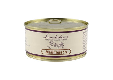 Lunderland Maulfleisch Hundefutter und Katzenfutter 100% Rinder-Kopffleisch 12 x 300 g - 5 x 300 g – Bild 1 von 3