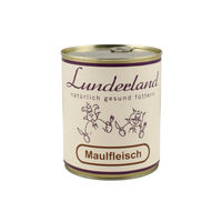Produktbild von Lunderland Maulfleisch vom Rind Monoprotein Nassfutter für Hunde und Katzen 800 g - 2 x 800 g