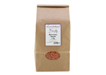Lunderland Mohrrübenraspel Einzelfuttermittel für Hunde und Katzen 1 kg - 1 kg – Bild 1 von 5