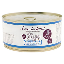 Lunderland Pferdefleisch Monoprotein mager hypoallergen 300 g – Bild 1 von 5