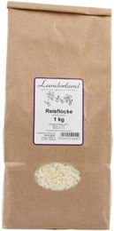 Lunderland Reisflocken 1 kg glutenfrei Einzelfuttermittel für Hunde Welpe Adult Senior – Bild 1 von 2