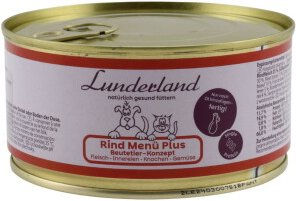 Lunderland Rind Menü Plus Hund und Katze Stückchen in Sauce 300 g – Bild 1 von 2