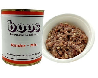 Lunderland Rinder-Mix Hundefutter mit Rinderpansen Rinderkehlkopf und Rindfleisch 6x800g - 6 x 800 g – Bild 1 von 3