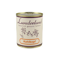 Produktbild von Lunderland Rinderkehlkopf Einzelfuttermittel für Hunde und Katzen 2 x 800g