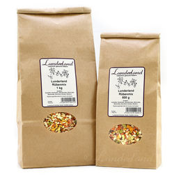 Produktbild von Lunderland Rübenmix Flocken für Katzen 500 g getreidefrei zur Unterstützung von Magen-Darm und Immunsystem - 500 g