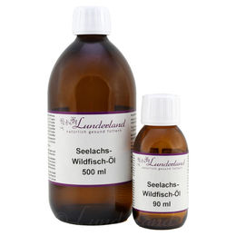 Lunderland Seelachs-Wildfisch-Öl Kaltgepresstes Ergänzungsfuttermittel für Hunde und Katzen 90 ml - 90 ml – Bild 1 von 5