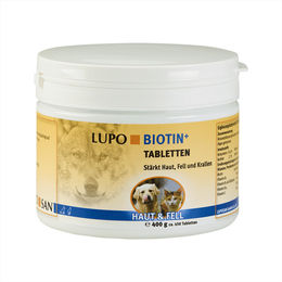 Luposan Biotin+ Haut und Fell Supplement Tabletten 400 g – Bild 1 von 2