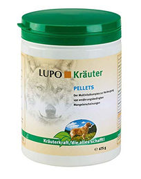 Luposan Kräuter Pellets Nahrungsergänzung für Hunde mit Vitaminen zur Unterstützung von Verdauung, Haut und Immunsystem 675 g - 2 x 675 g – Bild 1 von 9