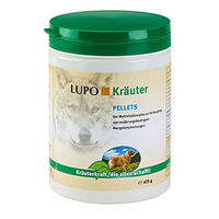 Produktbild von Luposan Kräuter Pellets Nahrungsergänzung für Hunde mit Vitaminen zur Unterstützung von Verdauung, Haut und Immunsystem 675 g - 2 x 675 g