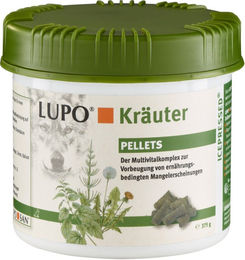 Luposan Kräuter Pellets vegane Nahrungsergänzung für Hunde 375 g – Bild 1 von 6