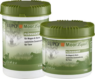 Luposan Moorliquid zur Unterstützung von Magen-Darm, Verdauung sowie Haut und Fell 500 g – Bild 1 von 9