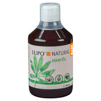 Produktbild von Luposan Natural Hanföl Vegan Haut und Fell Supplement 500 ml - 500 ml