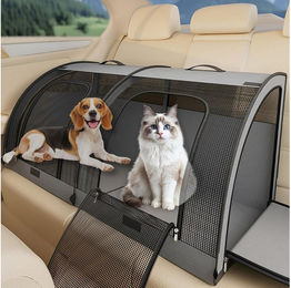 LuxusKollektion Hunde-Transportbox für Autositz faltbar und wasserdicht 100x50x50 cm für Hunde und Katzen – Bild 1 von 3