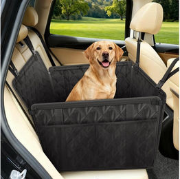 LuxusKollektion Hundeautositz aus wasserdichtem Oxford-Gewebe Schwarz Größe L – Bild 1 von 5