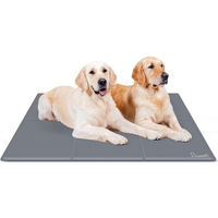 Produktbild von LuxusKollektion Hundematratze XXL für große Rassen und erwachsene Hunde, wasserdicht, Grau, 140x90 cm